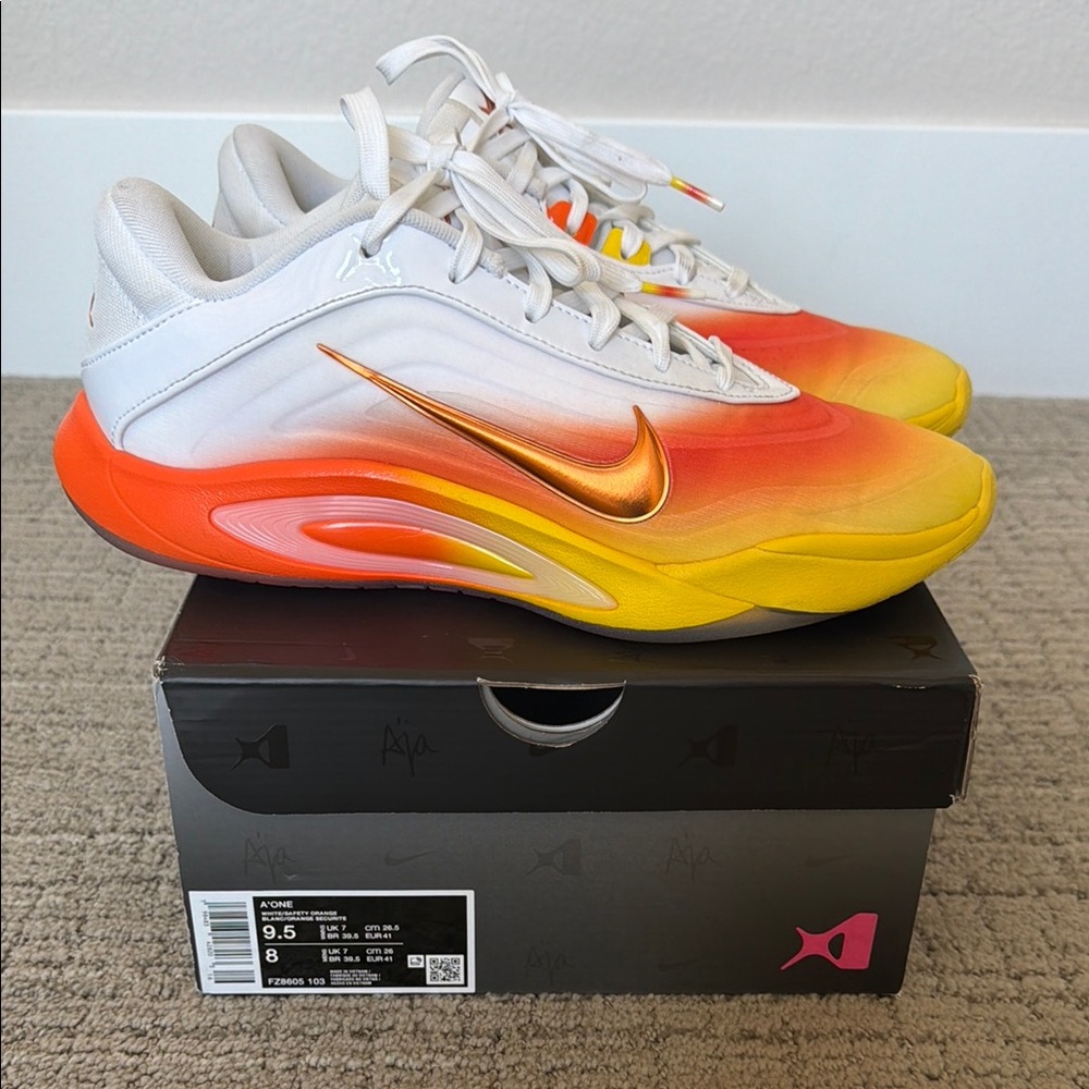 Nike A’Ja Wilson A’One Candy Corn Queen Basketball Shoes (W9.5, M8)